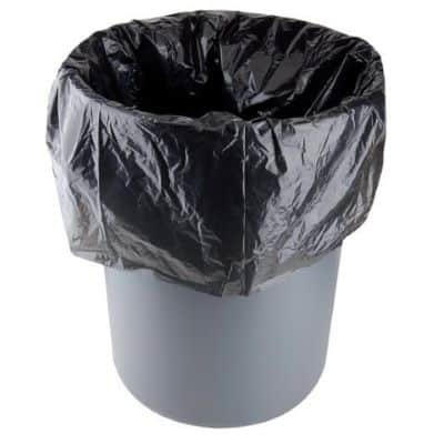 15W x 9G x 24L, 2 Mil Black Trash Can Liners