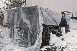 10' x 100', 3 Mil Clear Poly Sheeting