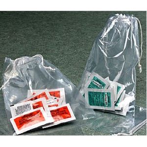 3W x 5L, 1.5 Mil Polypropylene Drawstring Bags