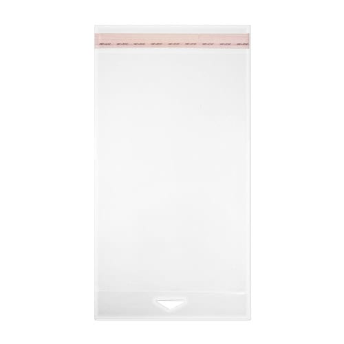 5 11/16W x 8 3/4L, 1.6 Mil Lip & Tape Header Bags