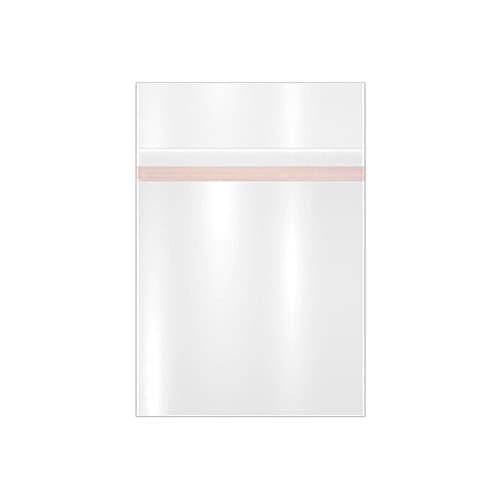 4 1/4W x 6 1/8L, 1.6 Mil Lip & Tape Bags with External Adhesive