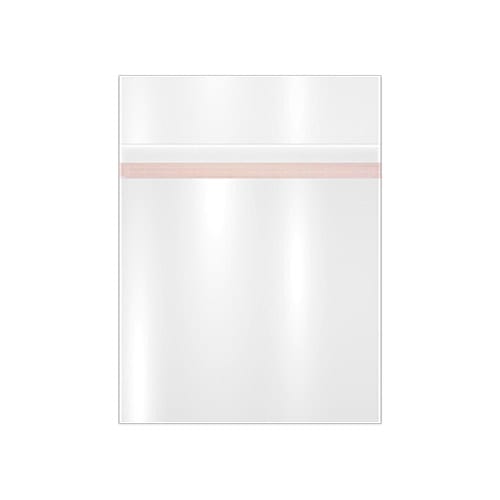 4 15/16W x 6 9/16L, 1.6 Mil Lip & Tape Bags with External Adhesive