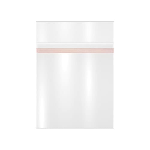 5 7/16W x 7 1/4L, 1.6 Mil Lip & Tape Bags with External Adhesive
