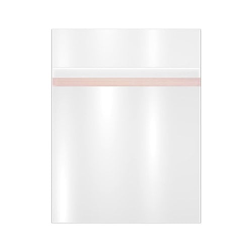 8 3/4W x 11 1/4L, 1.6 Mil Lip & Tape Bags with External Adhesive