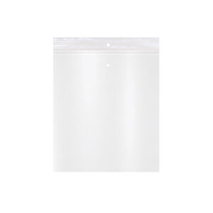 6.25W x 9L, 2 Mil Polypropylene Hang & Vent Hole Zip Bags