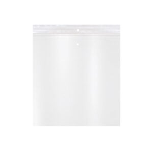 7W x 10L, 2 Mil Polypropylene Hang & Vent Hole Zip Bags