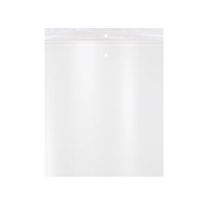 8W x 10L, 2 Mil Polypropylene Hang & Vent Hole Zip Bags