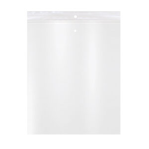 9.5W x 12.5L, 2 Mil Polypropylene Hang & Vent Hole Zip Bags