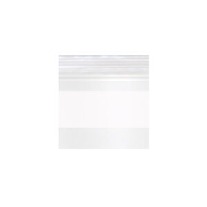 2W x 2L, 2 Mil Polypropylene White Block Zip Bags