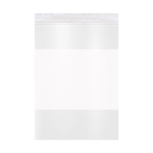 Polypropylene White Block Zip Bags