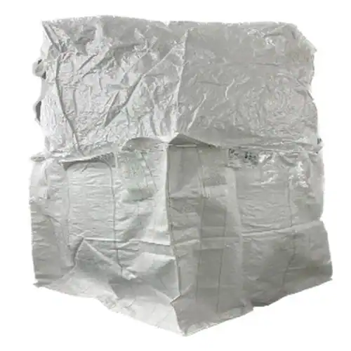 Baffle Bulk Bag (FIBC), 35W x 48L x 48H, Duffle Top/Spout Bottom