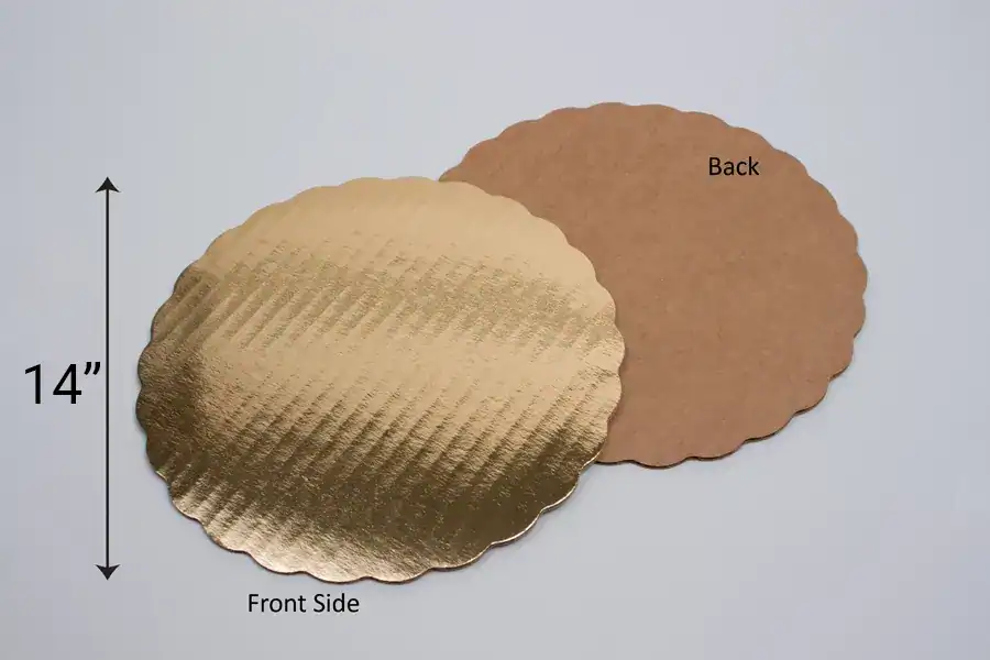 14 inch gold cake circles