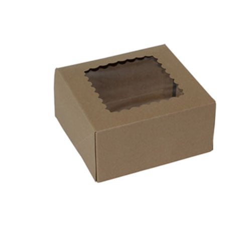 6 x 6 x 3, Cake Bakery Boxes, Kraft