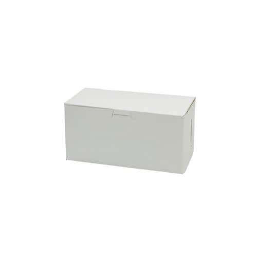 8 x 4 x 4, Cupcake Boxes, 1-Piece Lock Corner, White