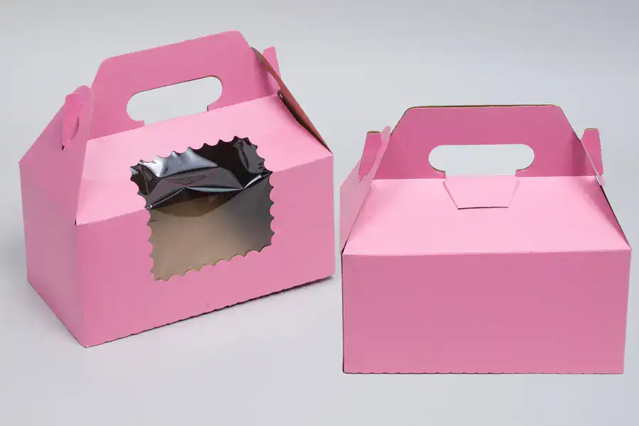 Pink Cupcake Gable Box