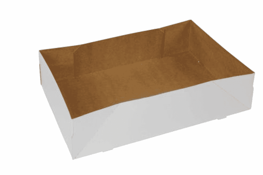 13 1/2 x 9 7/8 x 3 3/8, Automatic Popup Donut Trays, White