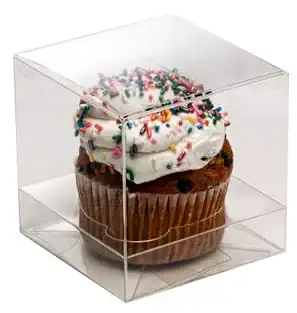 Clear Single Cupcake Box Sets