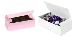 Colored 1 piece Paper Candy Boxes
