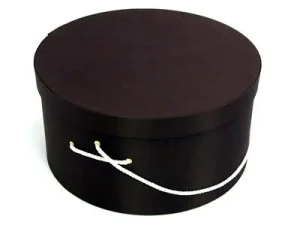 Dk Brown Hat Boxes