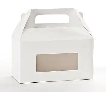 Horizontal White Window Candy Totes