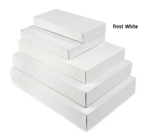 Ohio Valley White Gloss Apparel Boxes