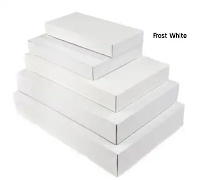 Ohio Valley White Gloss Apparel Boxes