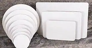 White Cake and Pizza Pads White