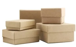 brown kraft fiber insert jewelry box