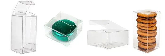 clear plastic value series food safe crystal clear pet boxes