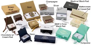 deluxue ribbon jewelry boxes