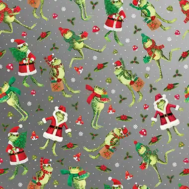festive frogs