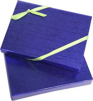flip card blue metallic