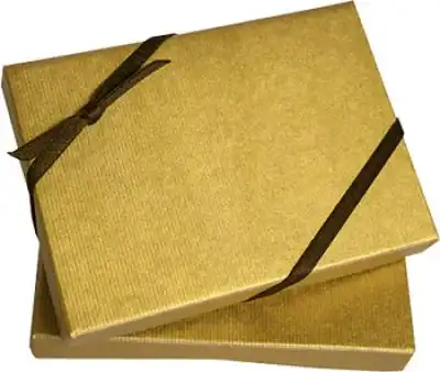 flip card gold ribbed