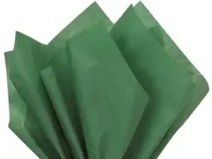 holiday green tissue