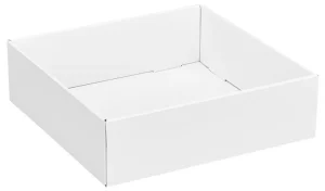 10 x 10 gift tray white