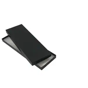 Black Embossed Set Up Tie Boxes