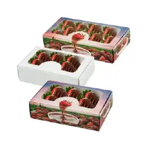 Chocolate Covered Strawberry Window Boxes