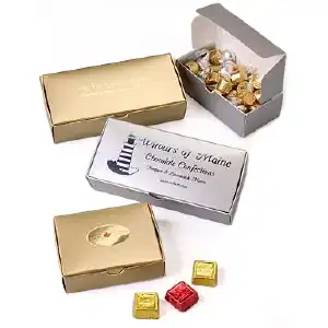 Luster Metallic Candy Boxes