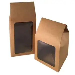 Natural Kraft Gable Window Boxes