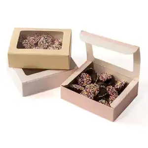 Small 1/4lb Folding Window Candy Boxes