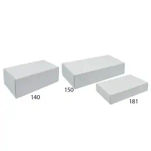 Taffy-Brittle-Pretzel 1 Piece White Folding Boxes