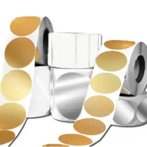 blank labels on rolls