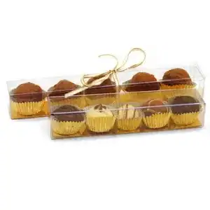 Gold Bottom Long Acetate Candy Boxes