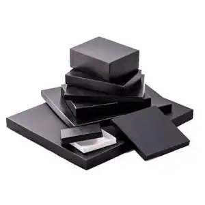 Black Leatherette Photo Boxes