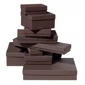 Matte Chocolate Jewelry Boxes