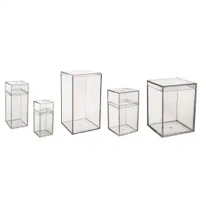 Rigid Clear Plastic Cube Boxes