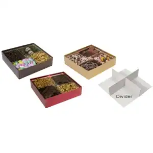 Pretzel & Nut Boxes with Clear Lids