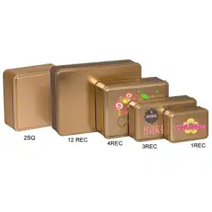 Metallic Tins w/Full Color Imprint