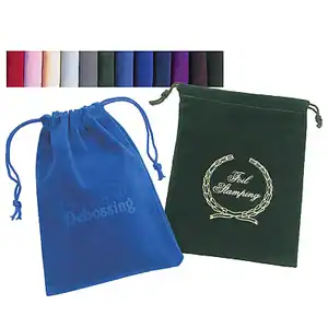 Rayo Velour Drawstring Pouches