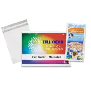 Quick Print Full Color White Poly Self-Seal Mailers